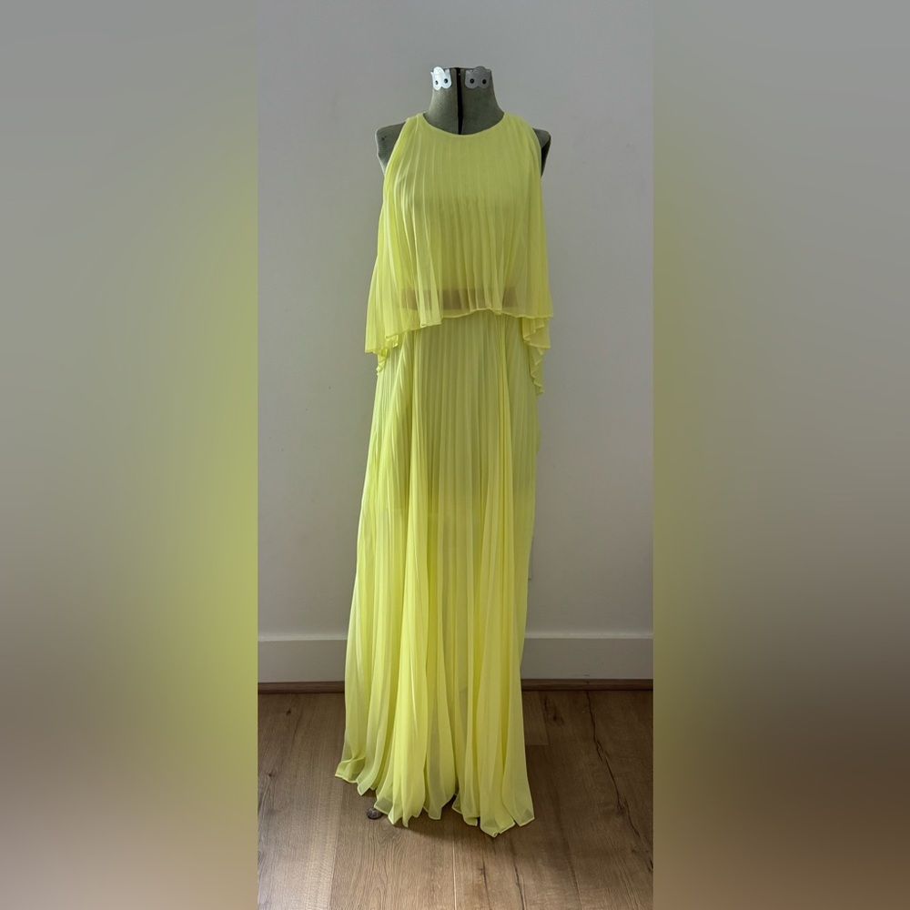BCBGMaxAzria | Vibrant Yellow Maxi Dress | S